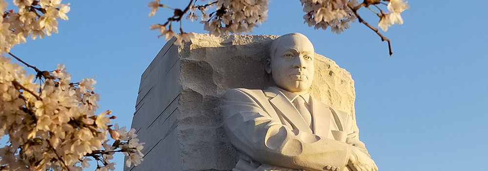 Stone Carving of Dr. Martin Luther King Jr